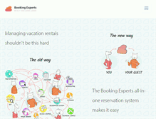 Tablet Screenshot of bookingexperts.com